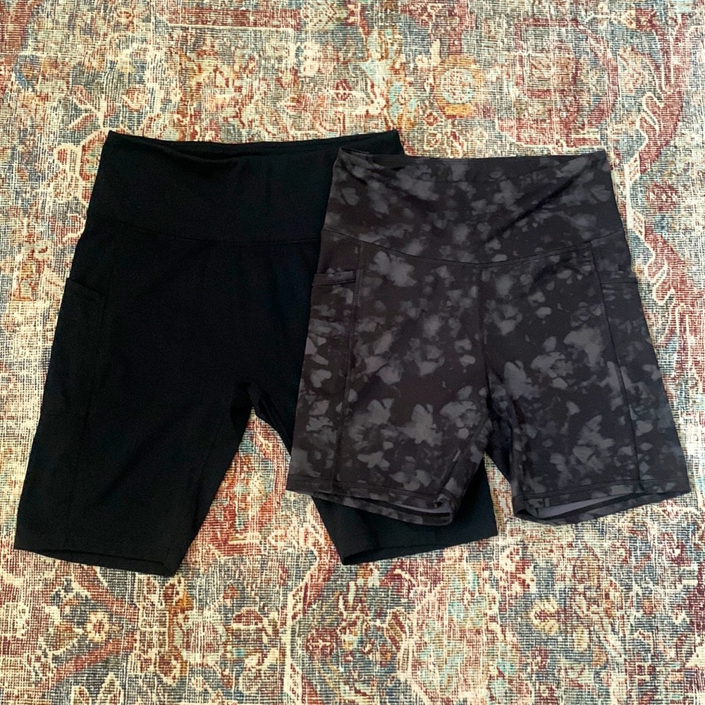 Women’s workout shorts - 2 pairs